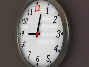 wall clock 3D Model