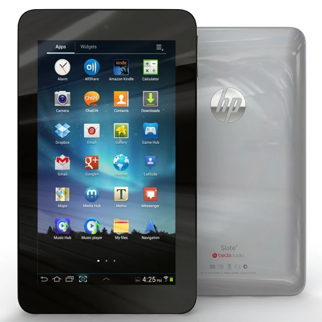 hp slate 7 3D Model .c4d .max .obj .3ds .fbx .stl .blend 