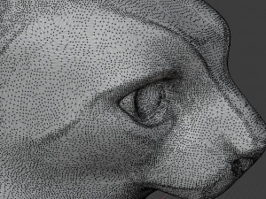 STL CNC Router file 3dprintable Sitting Cat 3D Print Model