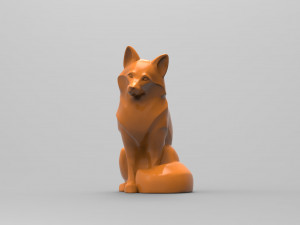 Highly detailed original for 3d print and CNC Fox 3D 프린트 모델