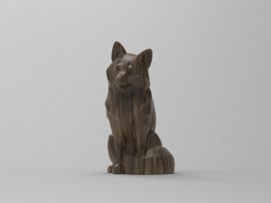 Highly detailed original for 3d print and CNC Fox 3D Print Model