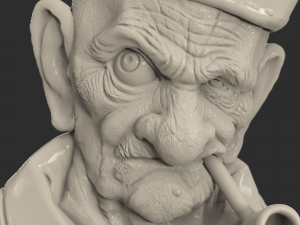 STL CNC Router file 3dprintable Old Sailor Modèles 3D en vedette