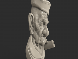STL CNC Router file 3dprintable Old Sailor Modèles 3D en vedette