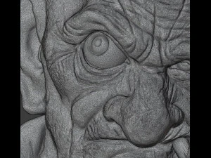 STL CNC Router file 3dprintable Old Sailor 3D Print Model