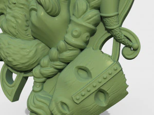 STL CNC Router file 3dprintable Loki Panel by Scandinavian mythology 3D Print Model