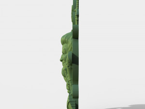 STL CNC Router file 3dprintable Loki Panel by Scandinavian mythology Model Cetak 3D