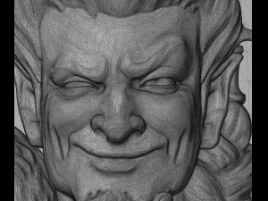 STL CNC Router file 3dprintable Loki Panel by Scandinavian mythology 3D Print Model