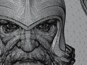 STL CNC Router file 3dprintable Thor with Goat and Hammers panel by Scandinavian mythology 3D 打印模型