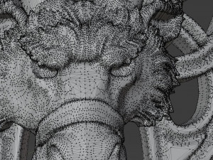 STL CNC Router file 3dprintable Thor with Goat and Hammers panel by Scandinavian mythology 3D 打印模型