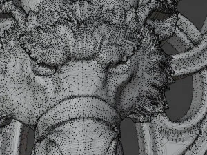 STL CNC Router file 3dprintable Thor with Goat and Hammers panel by Scandinavian mythology 3D Print Model
