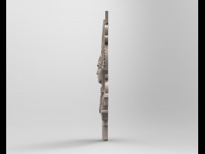 STL CNC Router file 3dprintable Valkyrie Panel by Scandinavian mythology Viking pagan deity 3D Принт Модель