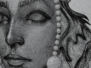 STL CNC Router file 3dprintable Freya Panel by Scandinavian mythology Viking pagan deity 3Dプリントモデル