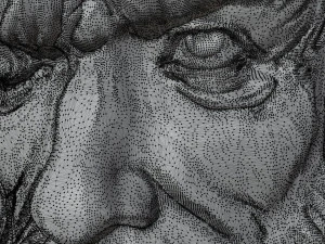 STL CNC Router file 3dprintable Odin panel by Scandinavian mythology Viking pagan deity 3D Print Model