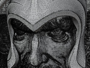 STL CNC Router file 3dprintable Odin crows Panel by Scandinavian mythology 3D Принт Модель