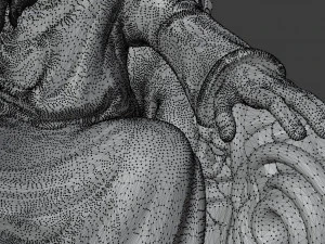 Odin on the throne by Scandinavian mythology Viking pagan deity 3D Print Model