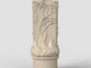 Odin on the throne by Scandinavian mythology Viking pagan deity 3D Print Model