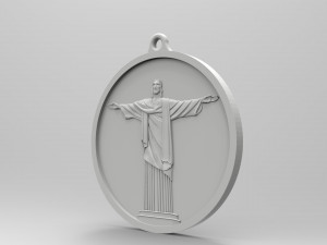 Pendant jesus rio de janeiro 3D Print Model