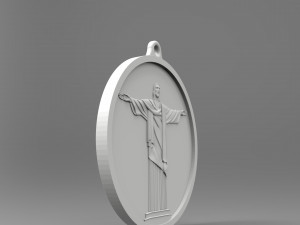 Pendant jesus rio de janeiro 3D Print Model