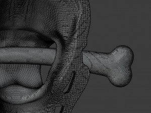 STL CNC Router file 3dprintable Hairpin Crow in primeval style 3D-Druckmodell