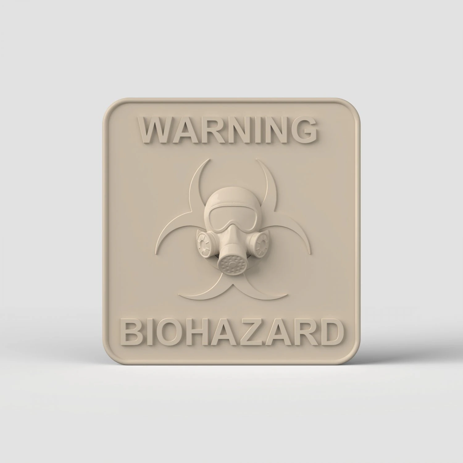 STL CNC Router file 3dprintable Biohazard 3D Print Model .c4d .max .obj .3ds .fbx .stl .blend 