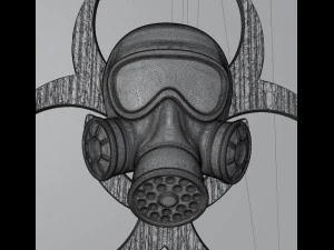 STL CNC Router file 3dprintable Biohazard 3D Print Model