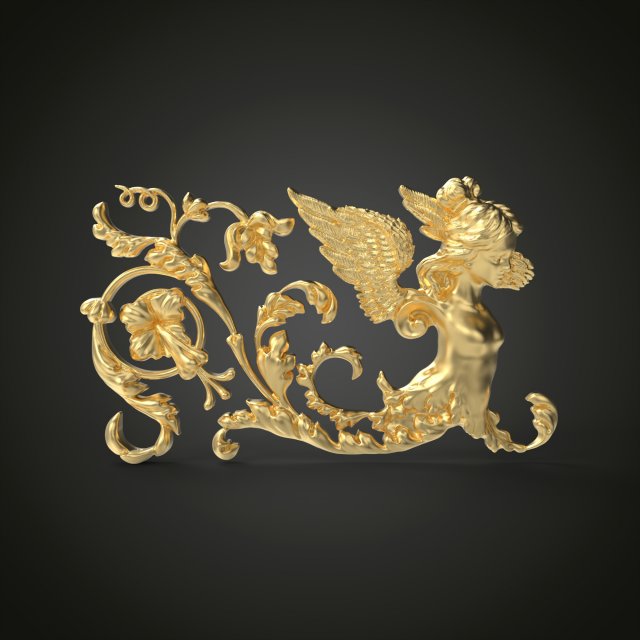 STL CNC Router file 3dprintable Classic Bas-Relief Girl 3D 프린트 모델 .c4d .max .obj .3ds .fbx .stl .blend 
