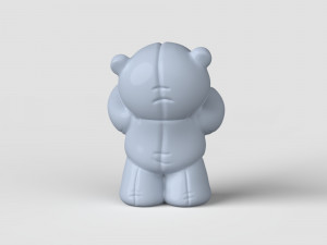 STL CNC Router file 3dprintable Teddy Bear Toy 3D 프린트 모델