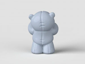 STL CNC Router file 3dprintable Teddy Bear Toy 3D Print Model