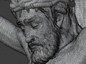 Файл для фрезерного станка с ЧПУ STL, 3D-печать, католический крест, Иисус 3D Принт Модель