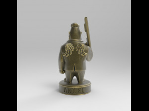 STL CNC Router file 3dprintable Angel Bodyguard Statuette 3D Print Model