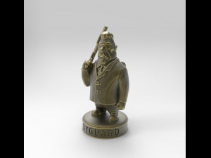 STL CNC Router file 3dprintable Angel Bodyguard Statuette 3D Print Model