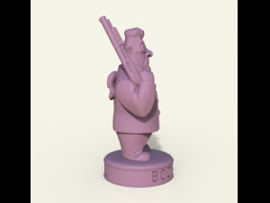STL CNC Router file 3dprintable Angel Bodyguard Statuette 3D Print Model