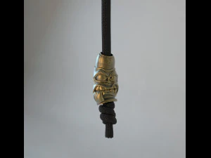 STL CNC Router archivo 3dprintable Stray Bullet Bead Colgante Modelo de impresión 3D