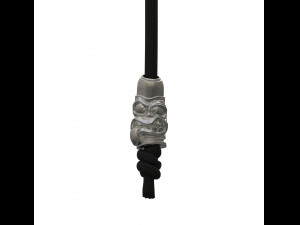 STL CNC Router file 3dprintable Stray Bullet Bead Pendant Modello di stampa 3D