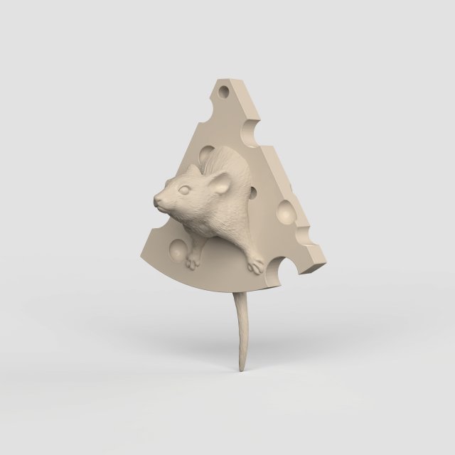 STL CNC Router file 3dprintable Mouse Pendant Home decor 3D Принт Модель .c4d .max .obj .3ds .fbx .stl .blend 