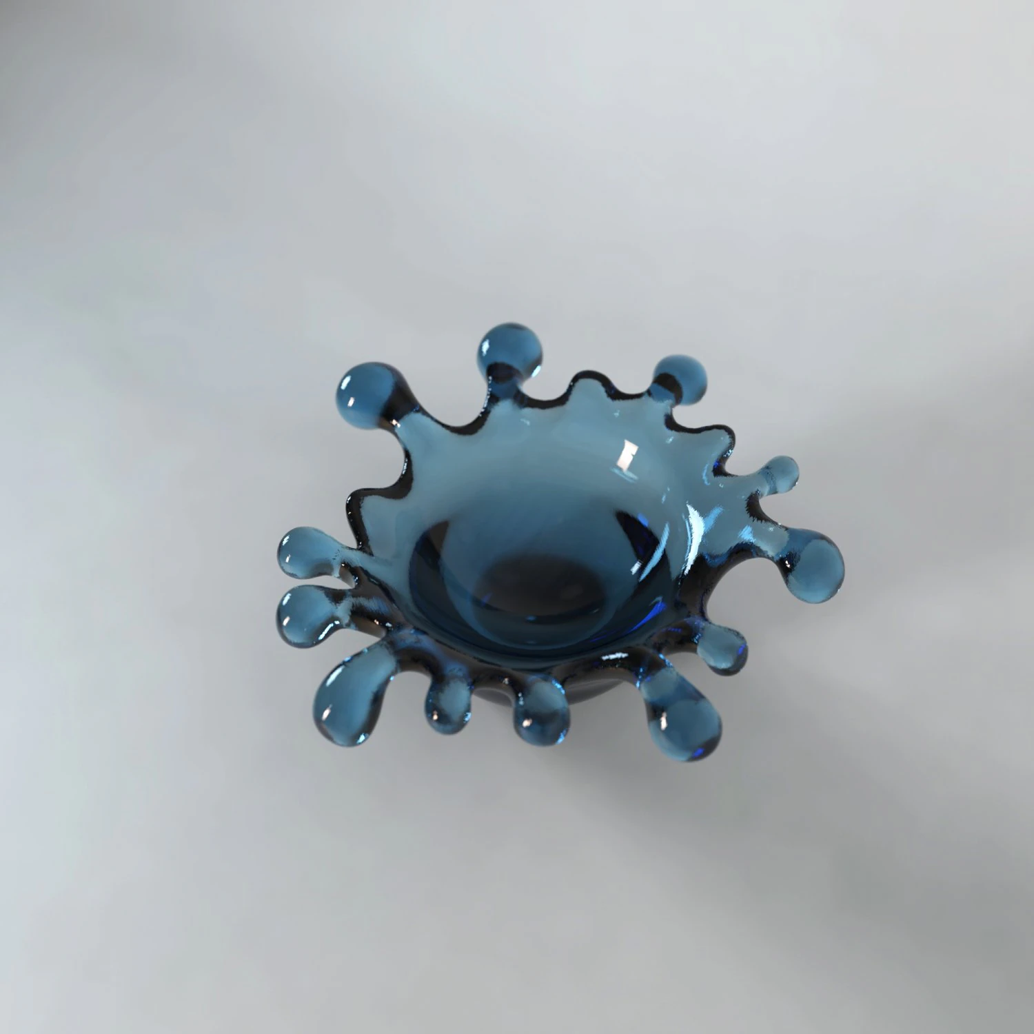 STL CNC Router file 3dprintable Splash Bowl Vase 3D Print Model .c4d .max .obj .3ds .fbx .stl .blend 