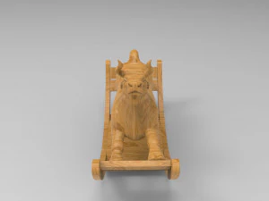 File del router CNC STL Toro a dondolo stampabile in 3D Modello di stampa 3D