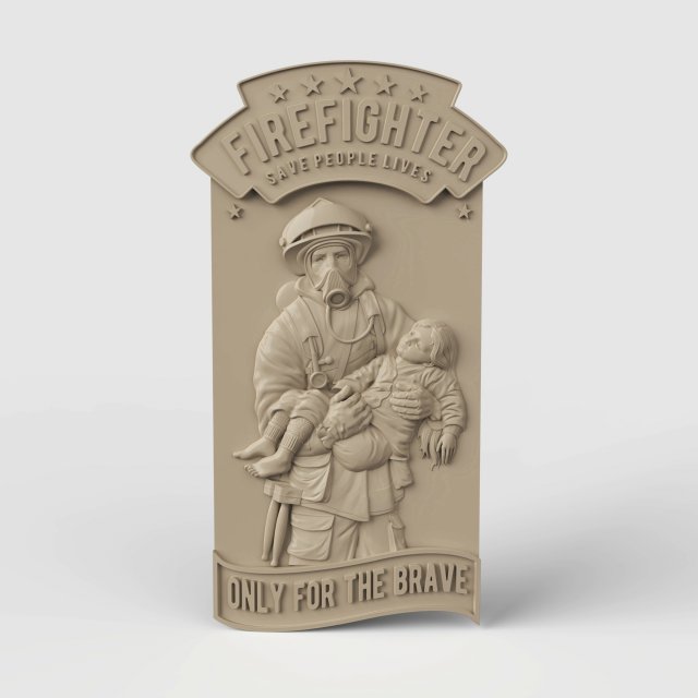 STL CNC Router file 3dprintable Panel Firefighter Exploit 3D Print Model .c4d .max .obj .3ds .fbx .stl .blend 