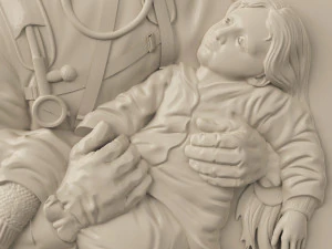 File STL del router CNC Pannello stampabile in 3D Exploit del pompiere Modello di stampa 3D