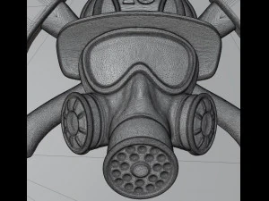STL CNC Router file 3dprintable Firefighters Pendant 3D Print Model