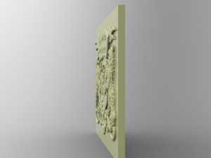 STL CNC Router file 3dprintable Middle Ages City Emblem - Konigsberg 3D Print Model