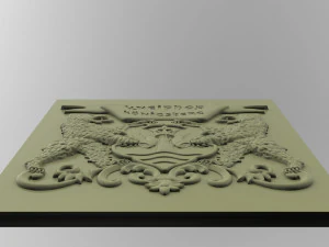 STL CNC ルーター ファイル 3d プリント可能な中世の市章 - ケーニヒスベルク 3Dプリントモデル