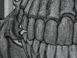 File STL del router CNC Pannello teschio gotico stampabile in 3D Modello di stampa 3D