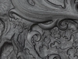 File STL del router CNC Pannello teschio gotico stampabile in 3D Modello di stampa 3D