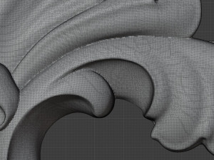 STL CNC Router file 3dprintable Classic Furniture fretwork relief Set 2 3D 프린트 모델