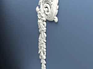 STL CNC Router file 3dprintable Classic Furniture fretwork relief Set 3 3D Print Model
