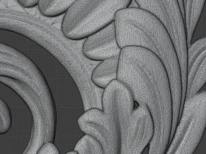 STL CNC Router file 3dprintable Classic Furniture fretwork relief Set 3 3D Print Model