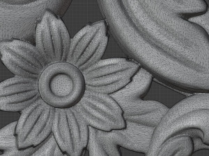 STL CNC Router file 3dprintable Classic Furniture fretwork relief Set 3 3D Принт Модель