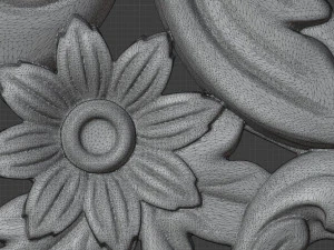 STL CNC Router file 3dprintable Classic Furniture fretwork relief Set 3 3D Print Model