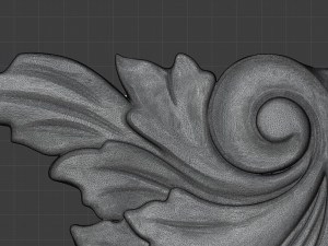 STL CNC Router file 3dprintable Classic Furniture fretwork relief Set 3 3D Принт Модель